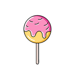 cake pop icon, cake pop vector illustration-simple illustration of cake pop, perfect for cake pop logos and icons