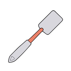 cake spatula icon, cake spatula vector illustration-simple illustration of cake spatula, perfect for cake spatula logos and icons