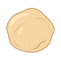 dough ball icon, dough ball vector illustration-simple illustration of dough ball, perfect for dough ball logos and icons