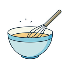 mixing bowl icon, mixing bowl vector illustration-simple illustration of mixing bowl, perfect for mixing bowl logos and icons