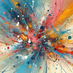 Paint Splatter Art