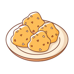 scones icon, scones vector illustration-simple illustration of scones, perfect for scones logos and icons