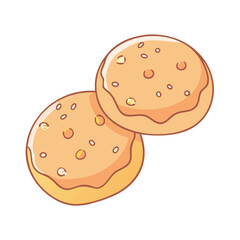 scones icon, scones vector illustration-simple illustration of scones, perfect for scones logos and icons