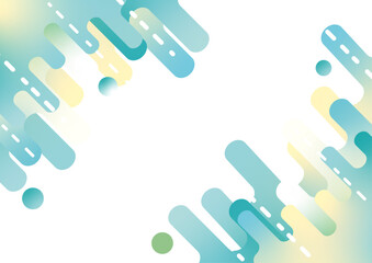 斜めストライプの背景　緑色と黄色のグラデーション
Diagonal striped background, green and yellow gradient