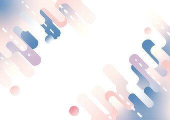 斜めストライプの背景　ピンクと青色のグラデーション
Diagonal striped background, pink and blue gradation