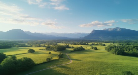 Obraz premium Impressive Aerial View with Perfect Detail.