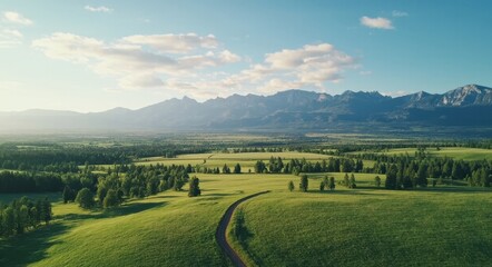 Obraz premium Impressive Aerial View with Perfect Detail.