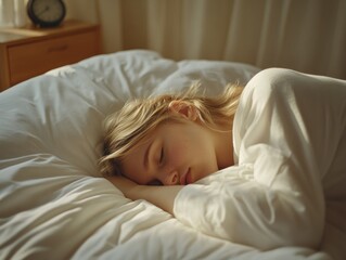 Peaceful Slumber: A Tranquil Bedtime Scene