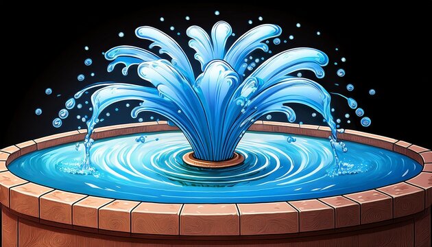 fountain in the park