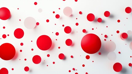  red circles on white background