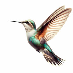 Obraz premium hummingbird image on white background