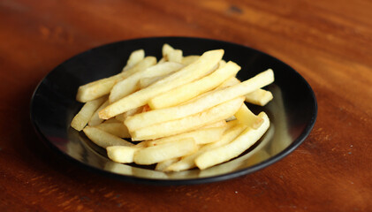 french fries on a plate