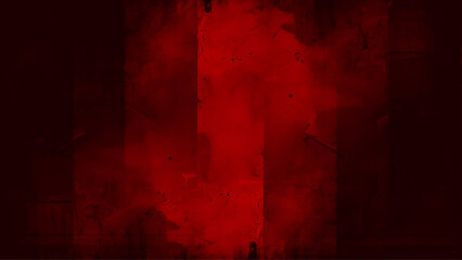 Abstract Rough Red Grunge Texture Design Background. Red grunge background. Black and red grunge texture. Horrible dark background red black