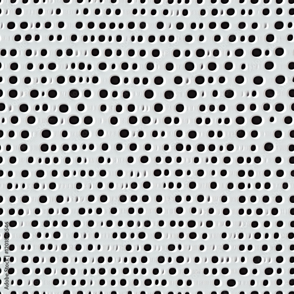 Aufkleber abstract perforated circular texture with minimalist design