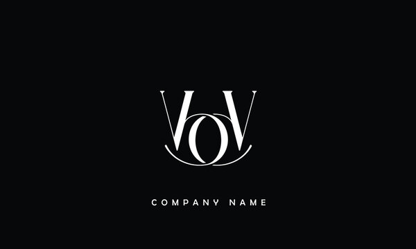 VV, VV Abstract Letters Logo Monogram