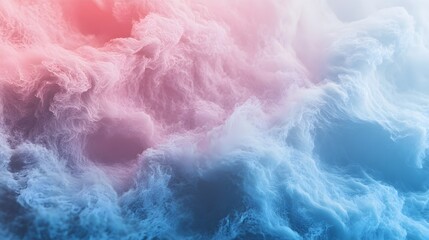 Obraz premium Abstract Pink and Blue Cloud Formation