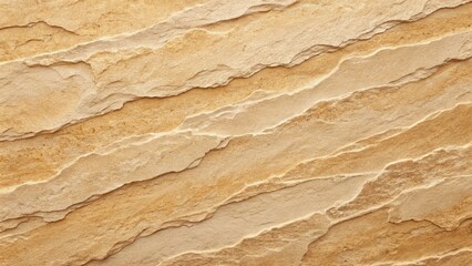 Obraz premium Layered Beige Stone Texture Abstract Background Image of Natural Rock Formation