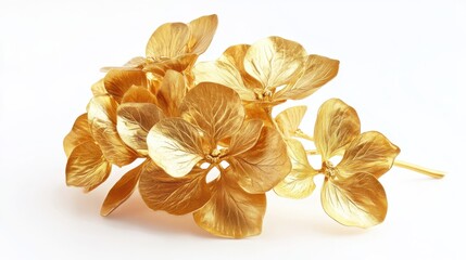 Beautiful golden flowers arranged elegantly, perfect for decorative purposes.