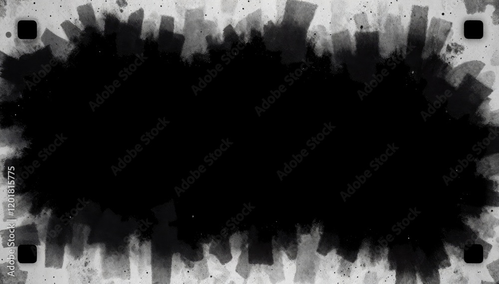 Poster abstract black and white ink splatter background design projects needing dramatic textured look