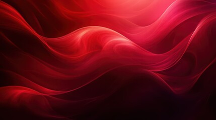 Obraz premium Rich crimson red background swirling with smooth, flowing textures creating a sense of depth and movement for a captivating visual experience