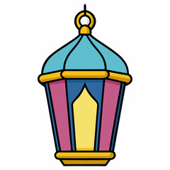 Ramadan lantern vector illustration