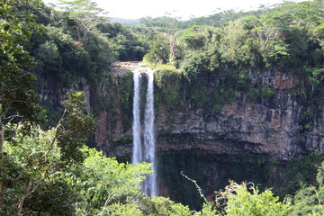Der Wasserfall von Chamarel auf Mauritius