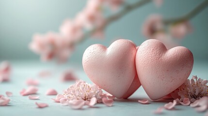 beautiful valentine background with hearts and romatic colors.