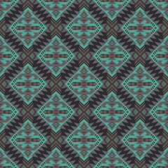 American tribal ethnic native pattern seamless.Traditional Navajo,Aztec,Apache,Southwest and Mexican style fabric pattern.Abstract vector motif pattern.For fabric,clothing,blanket,woven,wrap,decorate.