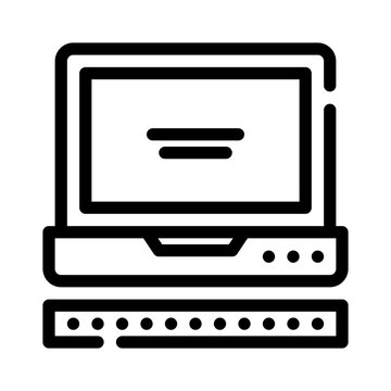 recommend clip art: Icon Laptop Cooler With Style Outline