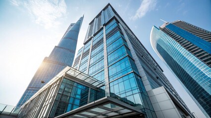 modern office buildings