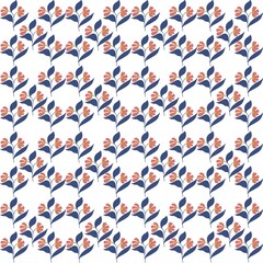 Seamless pattern of flower. Beautifull pattern illustration