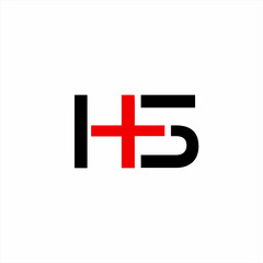 Modern abstract H5 logo design.