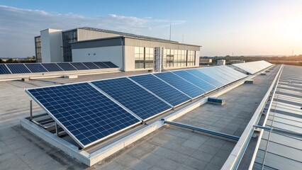 High-quality solar modules for residential and commercial energy systems, featuring blue grid structures