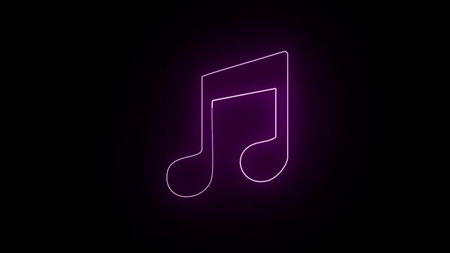 music notes on black background