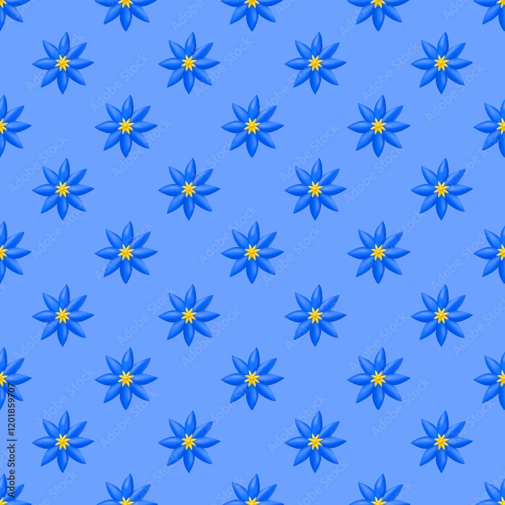 Poster seamless pattern