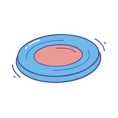 frisbee icon, frisbee vector illustration-simple illustration of frisbee, perfect for frisbee logos and icons