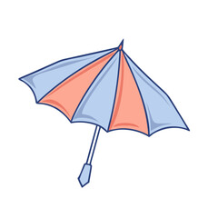 Obraz premium parasol icon, parasol vector illustration-simple illustration of parasol, perfect for parasol logos and icons