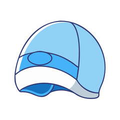 swimmer s cap icon, swimmer s cap vector illustration-simple illustration of swimmer s cap, perfect for swimmer s cap logos and icons
