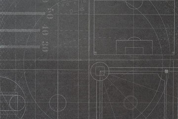 field sports themed scrapbooking paper 