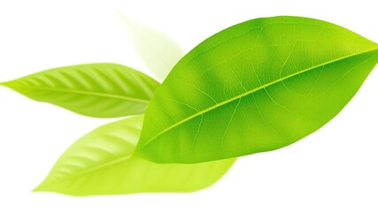 Obraz premium Fresh Green Leaves Beauty Cosmetic Background