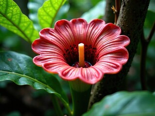 Rafflesia Arnoldi in Lush Jungle, Giant Flower, Nature's Wonder