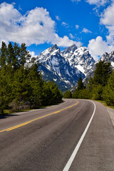 Fototapeta premium U.S.A. Wyoming, Grand Teton National Park