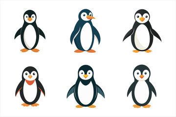 Penguin Vector Pack. Cute and Versatile Graphics. This bundle features a variety of adorable penguins in different poses, styles.