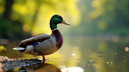Obraz premium Colorful Duck Photos, Nature Photography, Artistic Duck Images