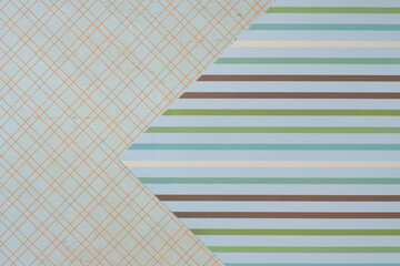 paper background featuring grid pattern and stripes
