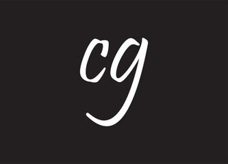 CG letter logo and initial logo design