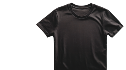 A stylish black t-shirt, perfect for casual wear or layering. Soft fabric provides comfort while maintaining a trendy appearance for all occasions.