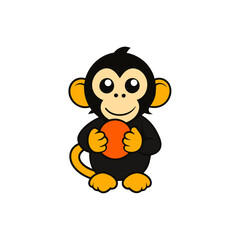 Fototapeta premium monkey orange