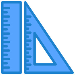 Ruler Blue Icon