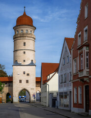 Fototapeta premium City gate of Noerdlingen called Loepsinger Tor